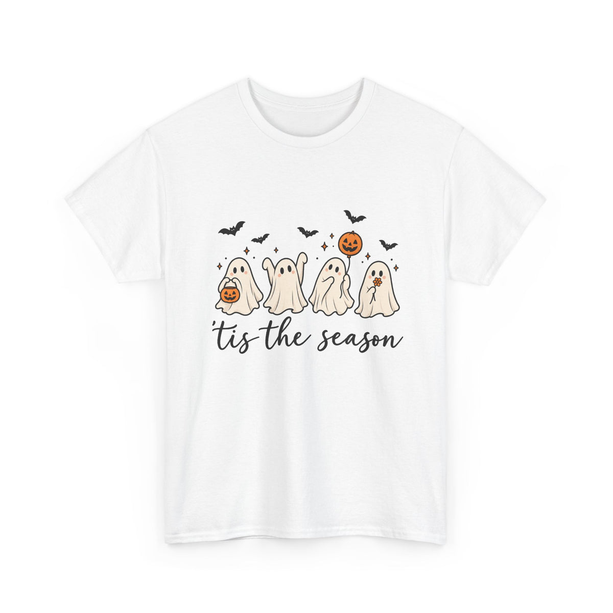 Halloween Ghosts T-Shirt — "’tis the season" Cute Spooky Tee