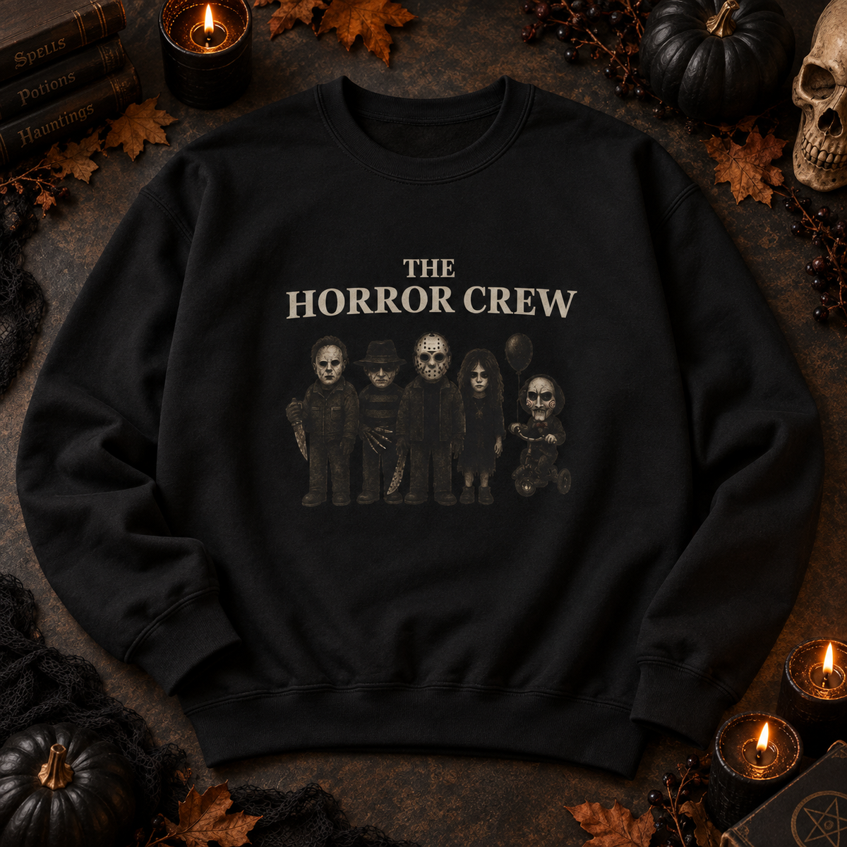 Unisex Horror Crew Sweatshirt