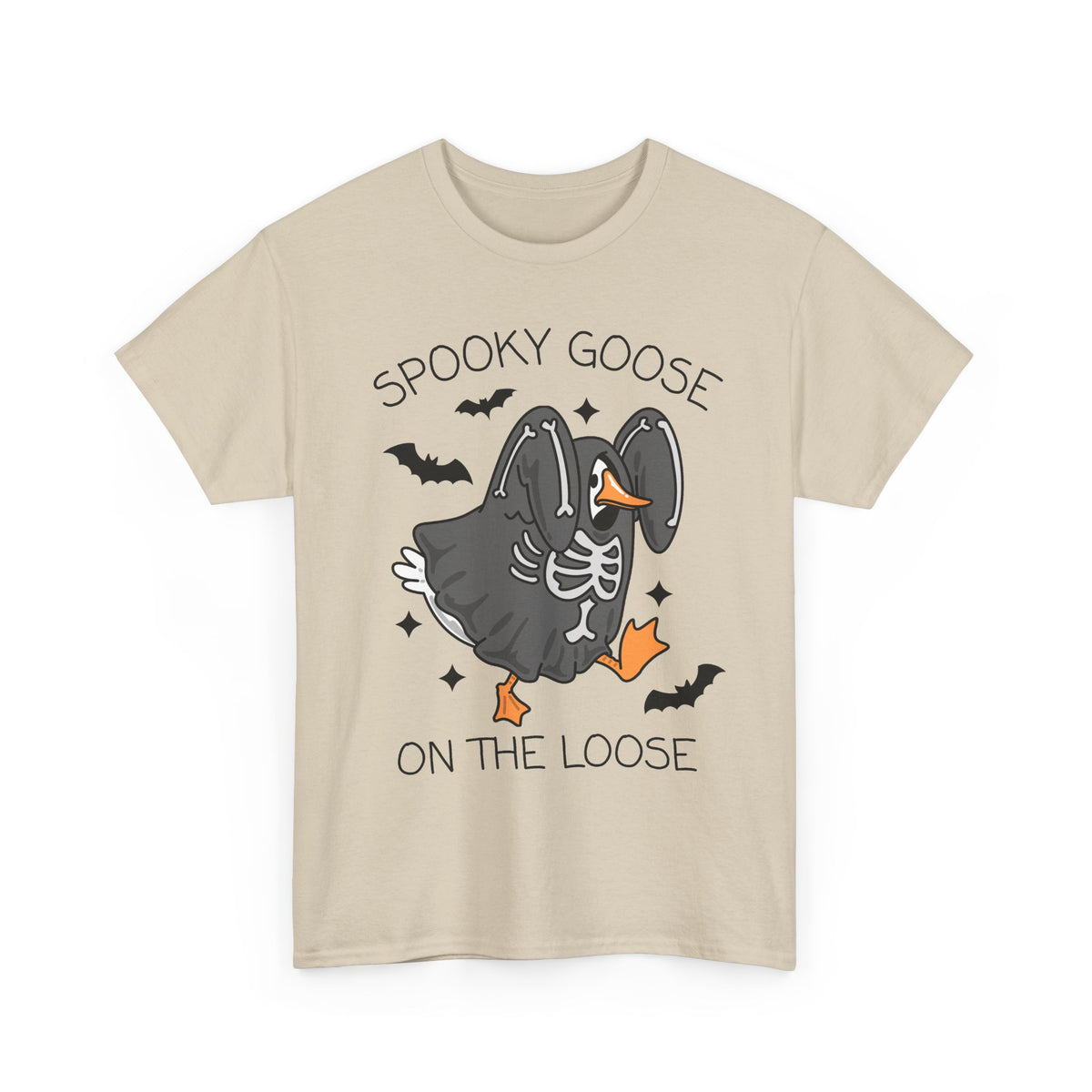 Spooky Goose On The Loose T-Shirt — Cute Halloween Goose Tee