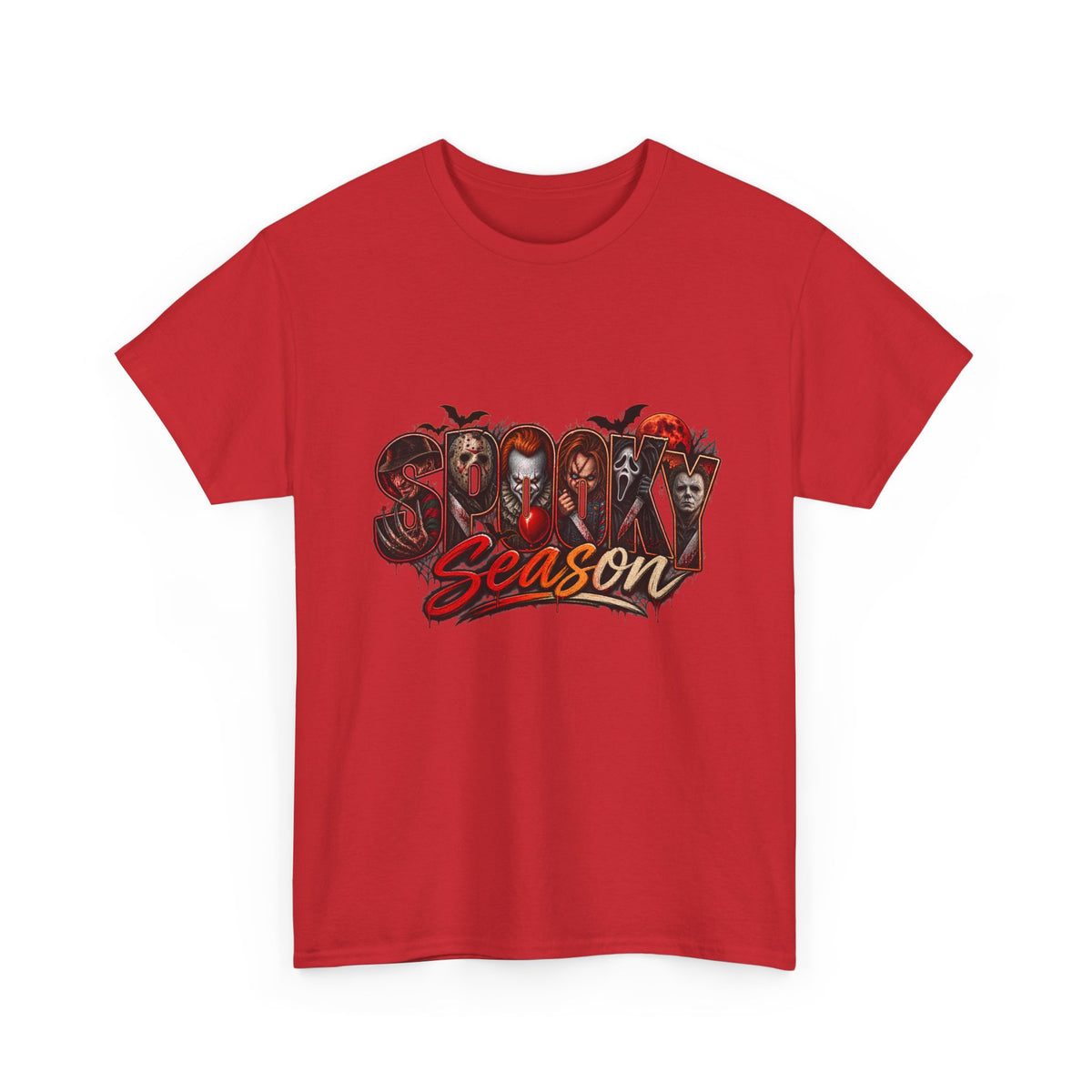 Horror Icons "Season" T-Shirt — Vintage Halloween Movie Villains Tee