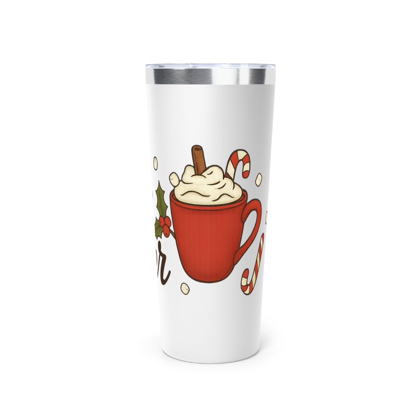 Cup of Cheer 22oz Christmas Tumbler – Cozy Holiday Drink Cup