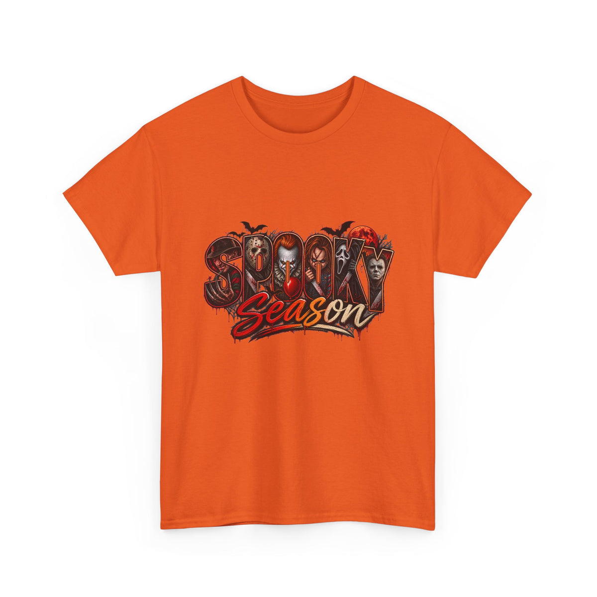 Horror Icons "Season" T-Shirt — Vintage Halloween Movie Villains Tee