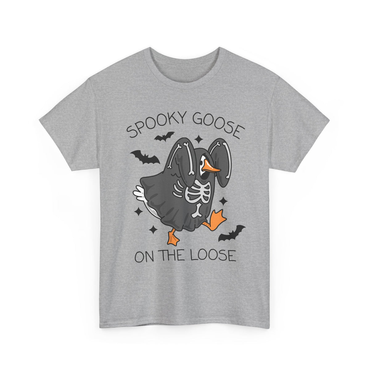 Spooky Goose On The Loose T-Shirt — Cute Halloween Goose Tee