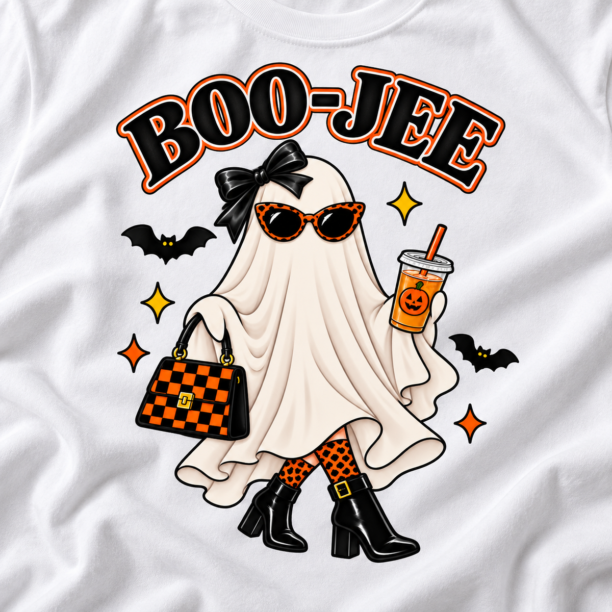 Boo-Jee Ghost Halloween Tee