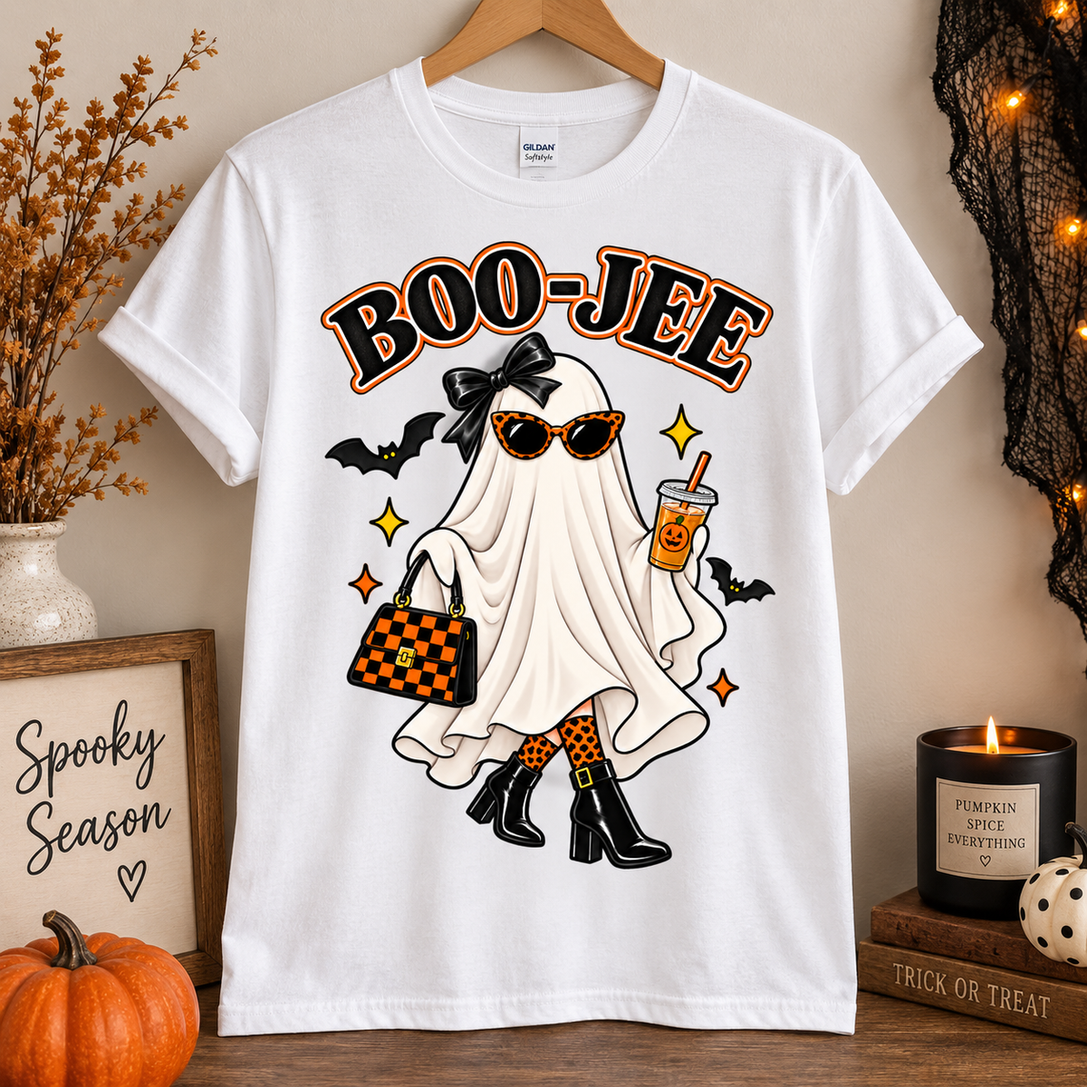 Boo-Jee Ghost Halloween Tee