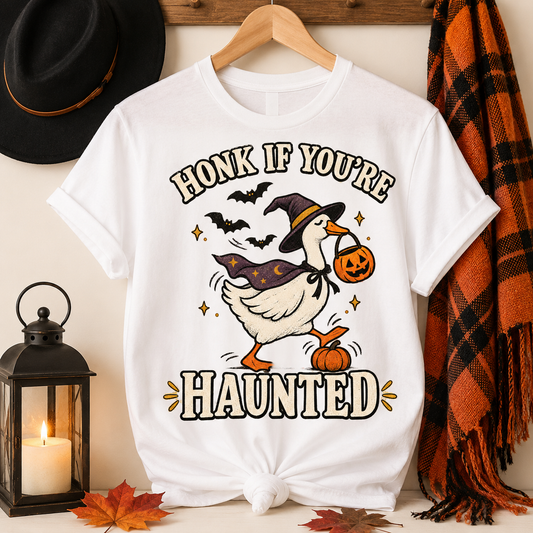 Honk If You’re Haunted Halloween Tee