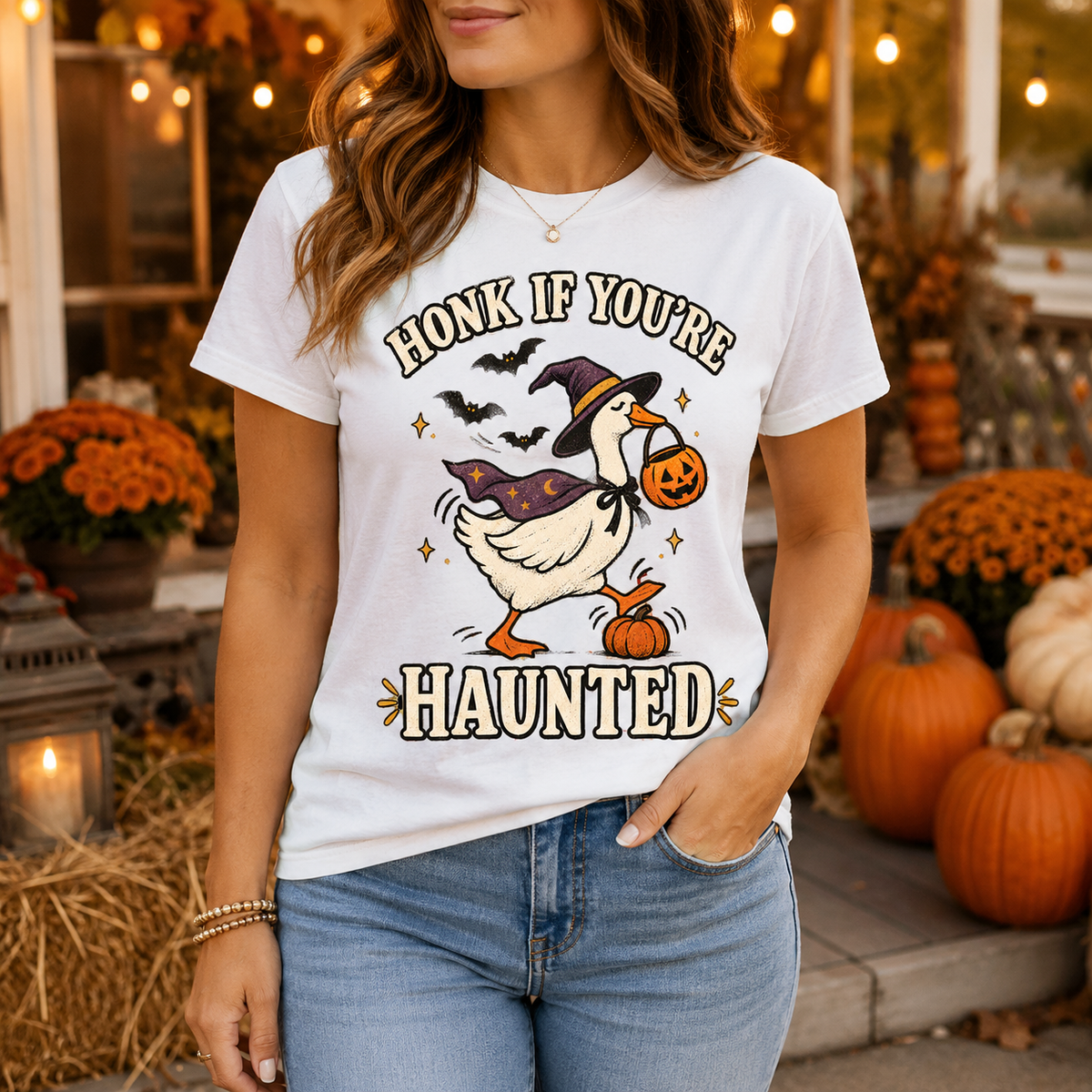 Honk If You’re Haunted Halloween Tee