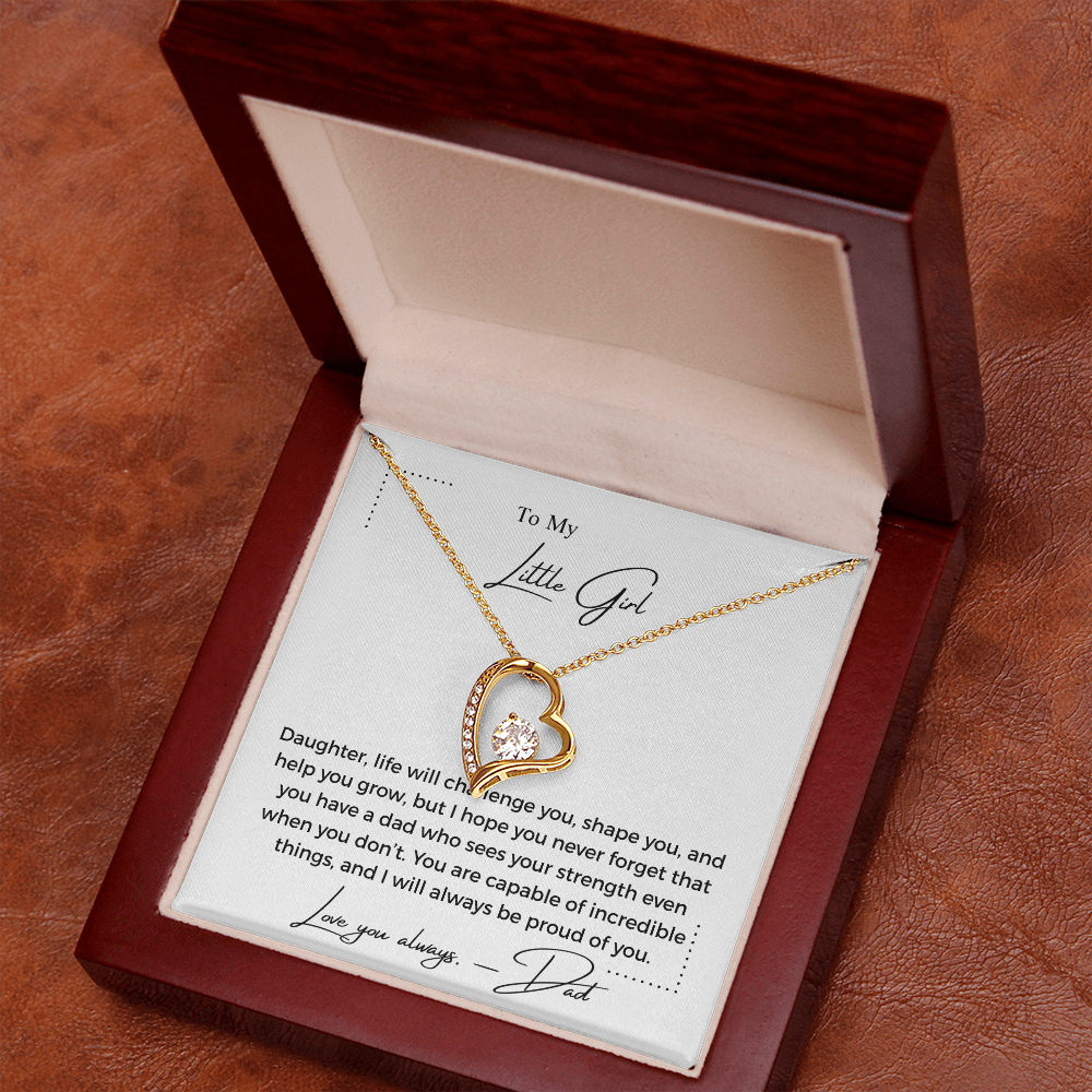 To My Little Girl - Forever Love Necklace