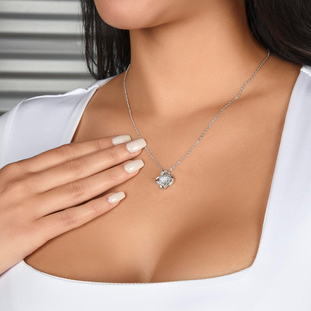 To My Wife — Love Knot Necklace