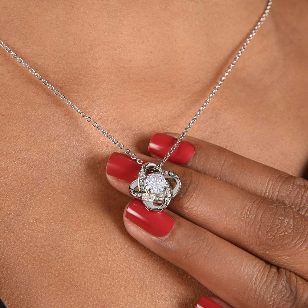 To My Grandchild - Love Knot necklace