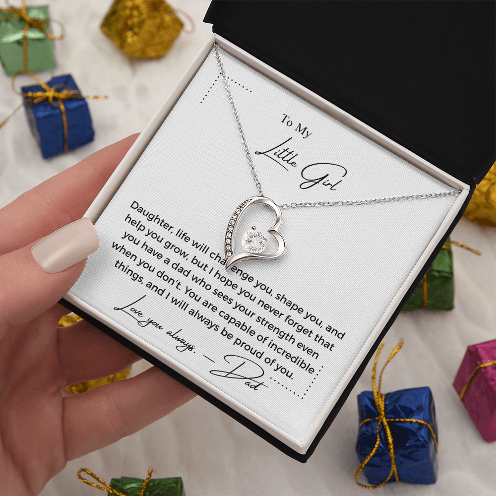 To My Little Girl - Forever Love Necklace