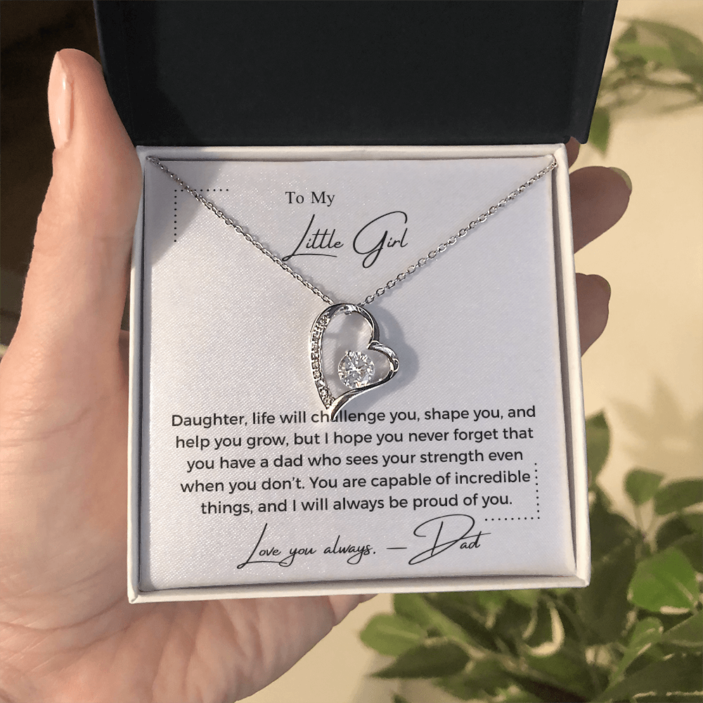 To My Little Girl - Forever Love Necklace