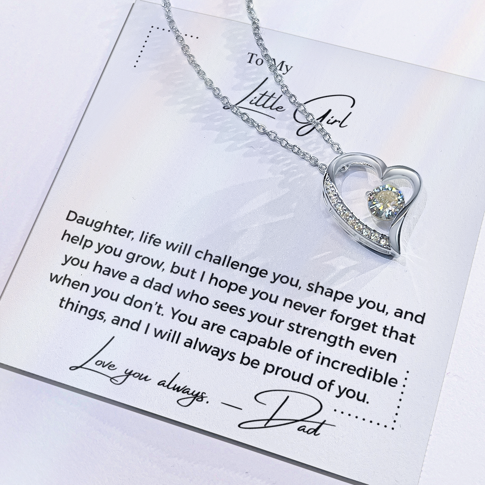 To My Little Girl - Forever Love Necklace