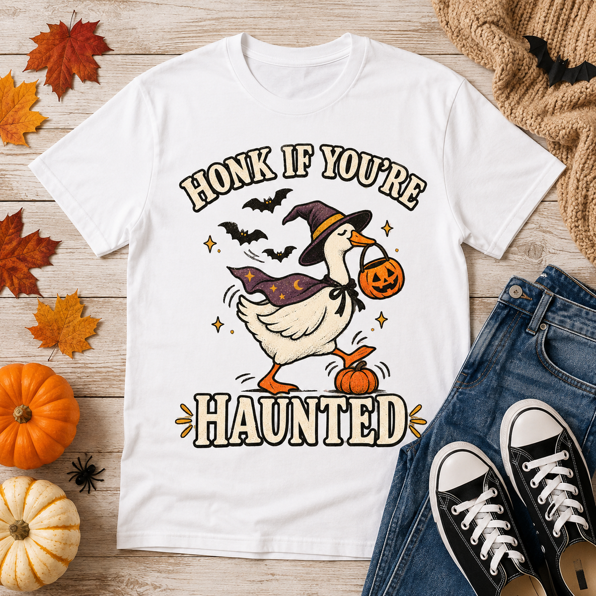 Honk If You’re Haunted Halloween Tee
