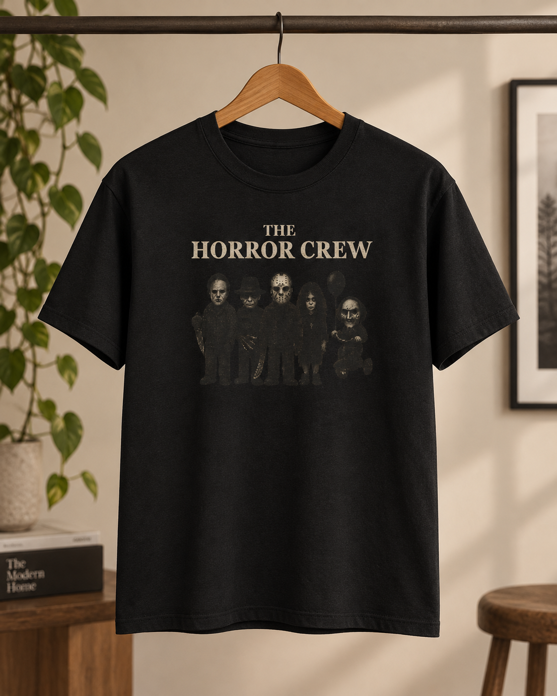 The Horror Crew T-Shirt – Spooky Unisex Graphic Tee for Horror Fans