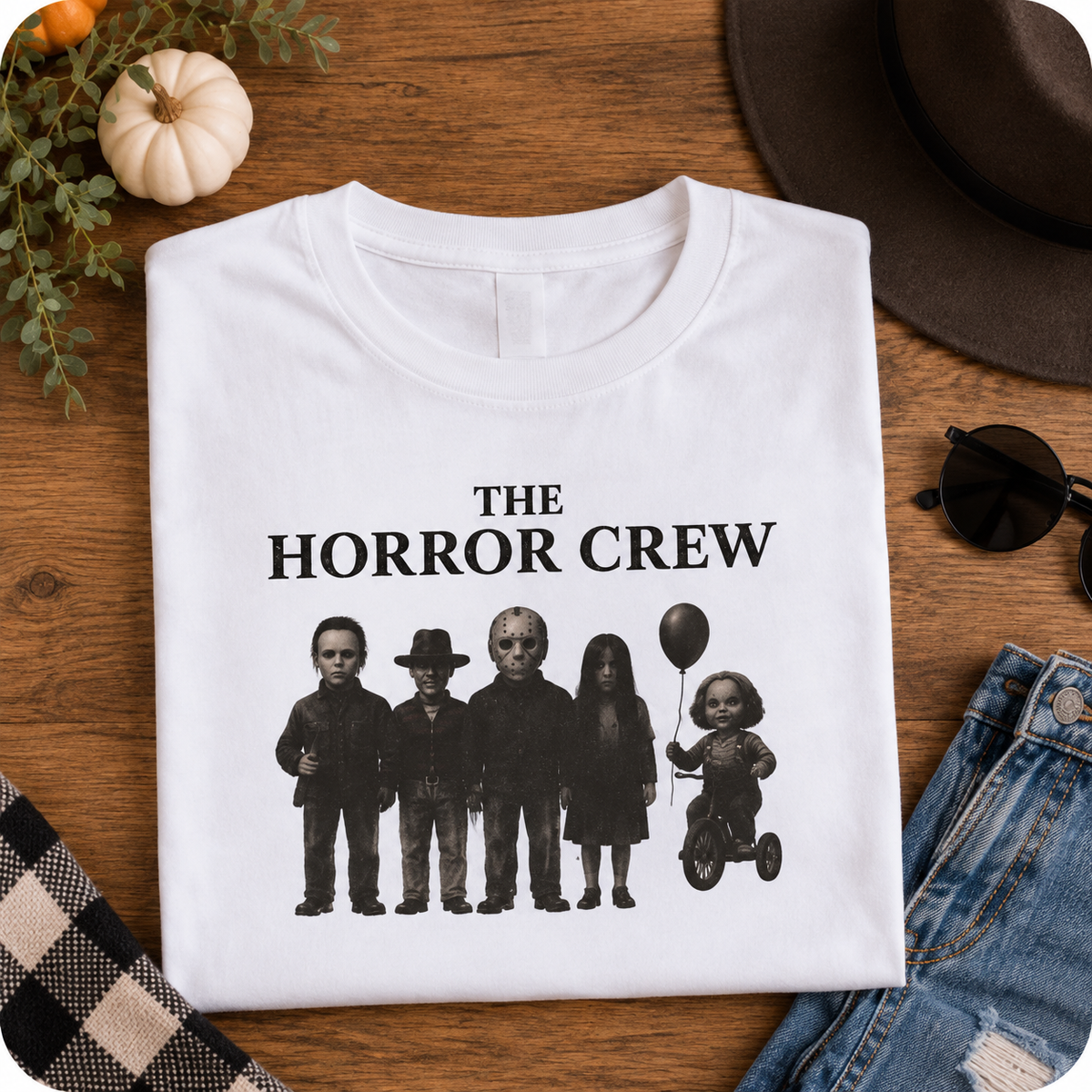 The Horror Crew T-Shirt – Spooky Unisex Graphic Tee