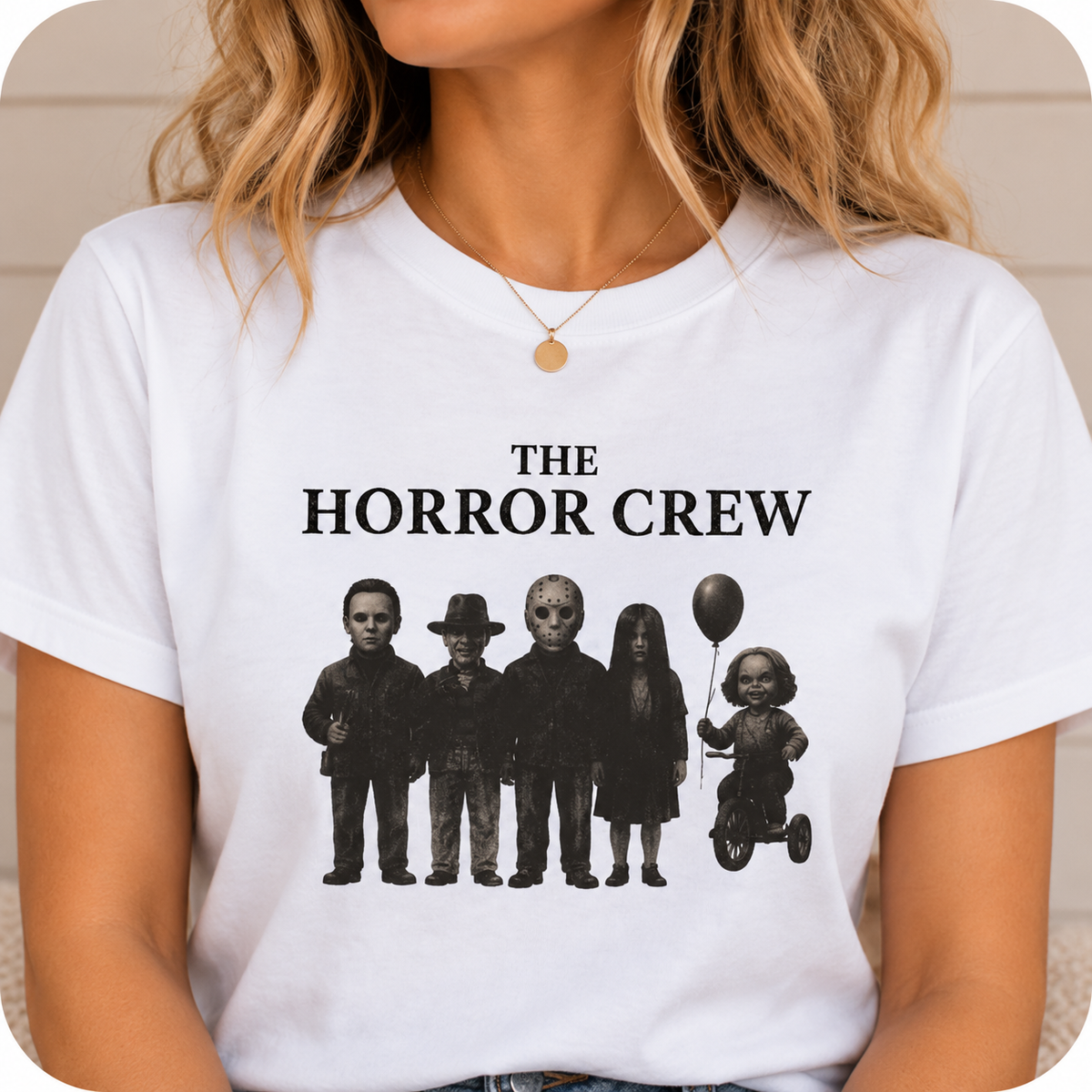 The Horror Crew T-Shirt – Spooky Unisex Graphic Tee