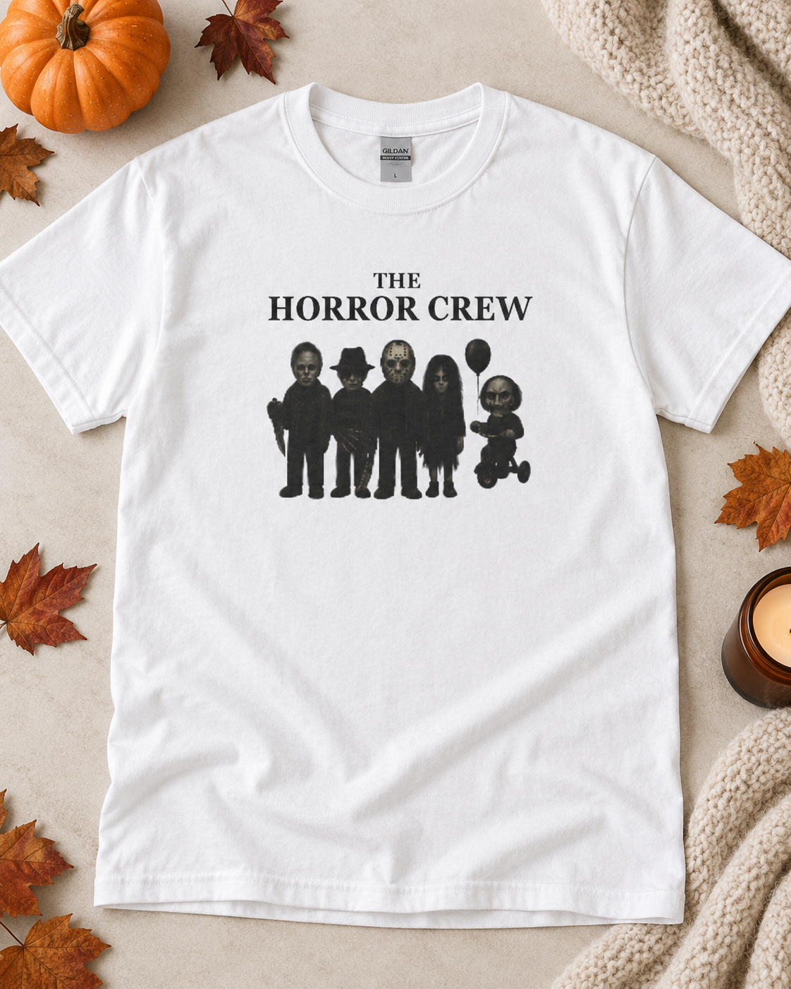 The Horror Crew T-Shirt – Spooky Unisex Graphic Tee