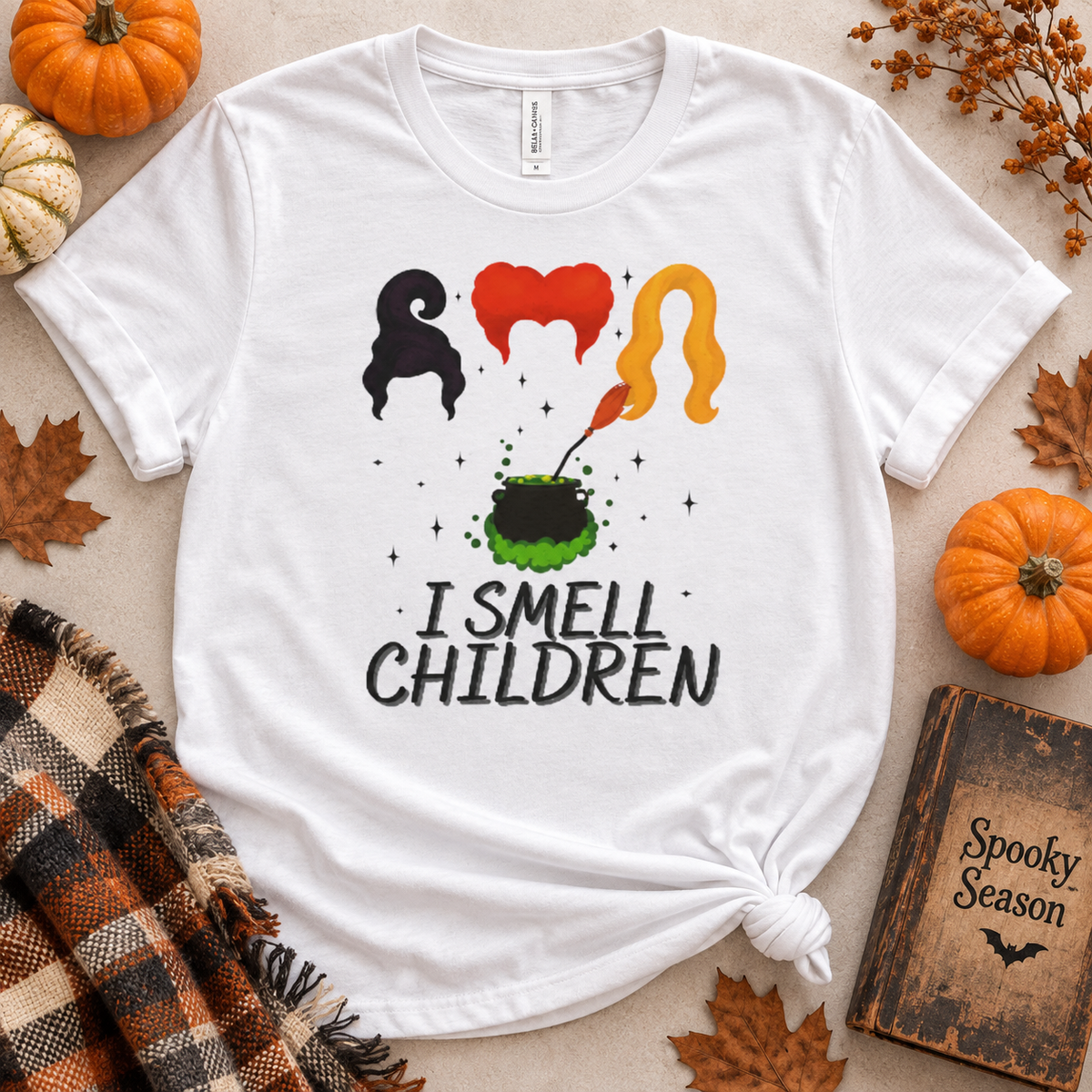 I Smell Children Halloween T-Shirt – Witchy Quote Tee for Spooky Season