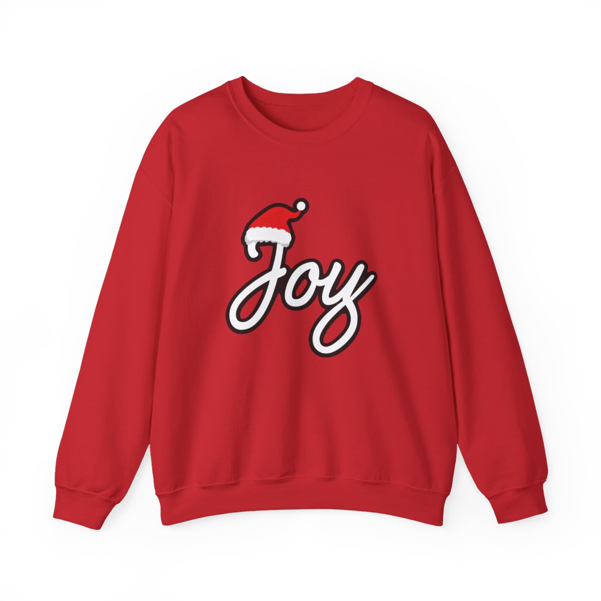 Joy Christmas Sweatshirt – Minimal Festive Script Crewneck