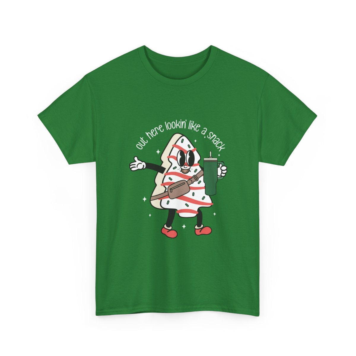 Out Here Lookin’ Like a Snack T-Shirt – Christmas Tree Cake Tee