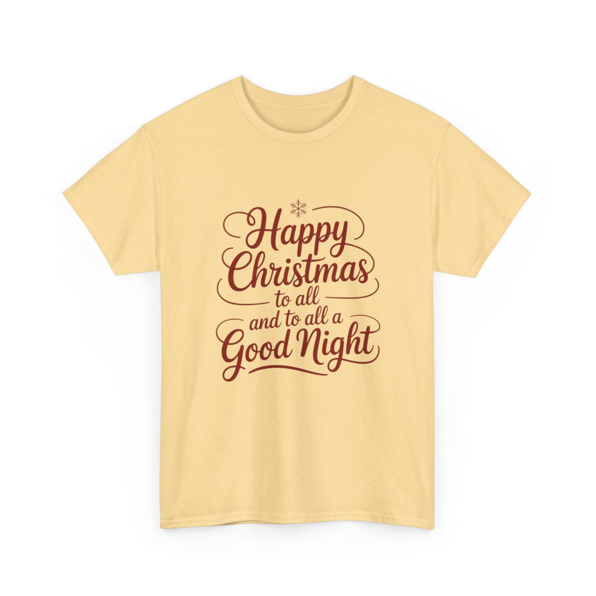 Happy Christmas T-Shirt – Classic Holiday Quote Tee