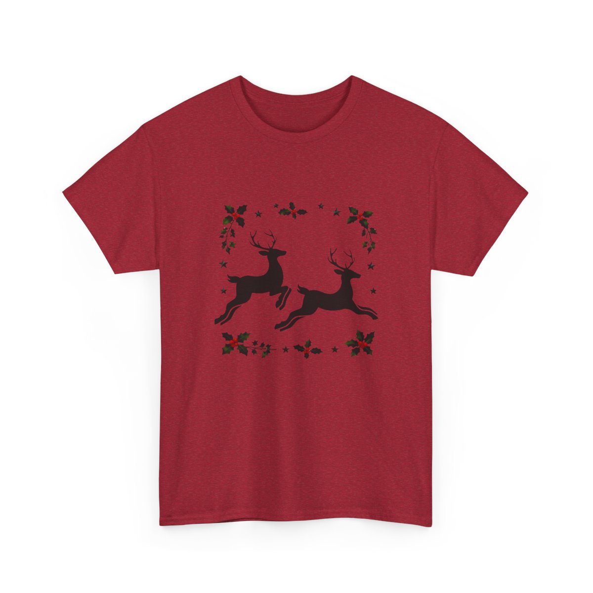 Nordic Reindeer T-Shirt – Cozy Minimal Christmas Holiday Tee