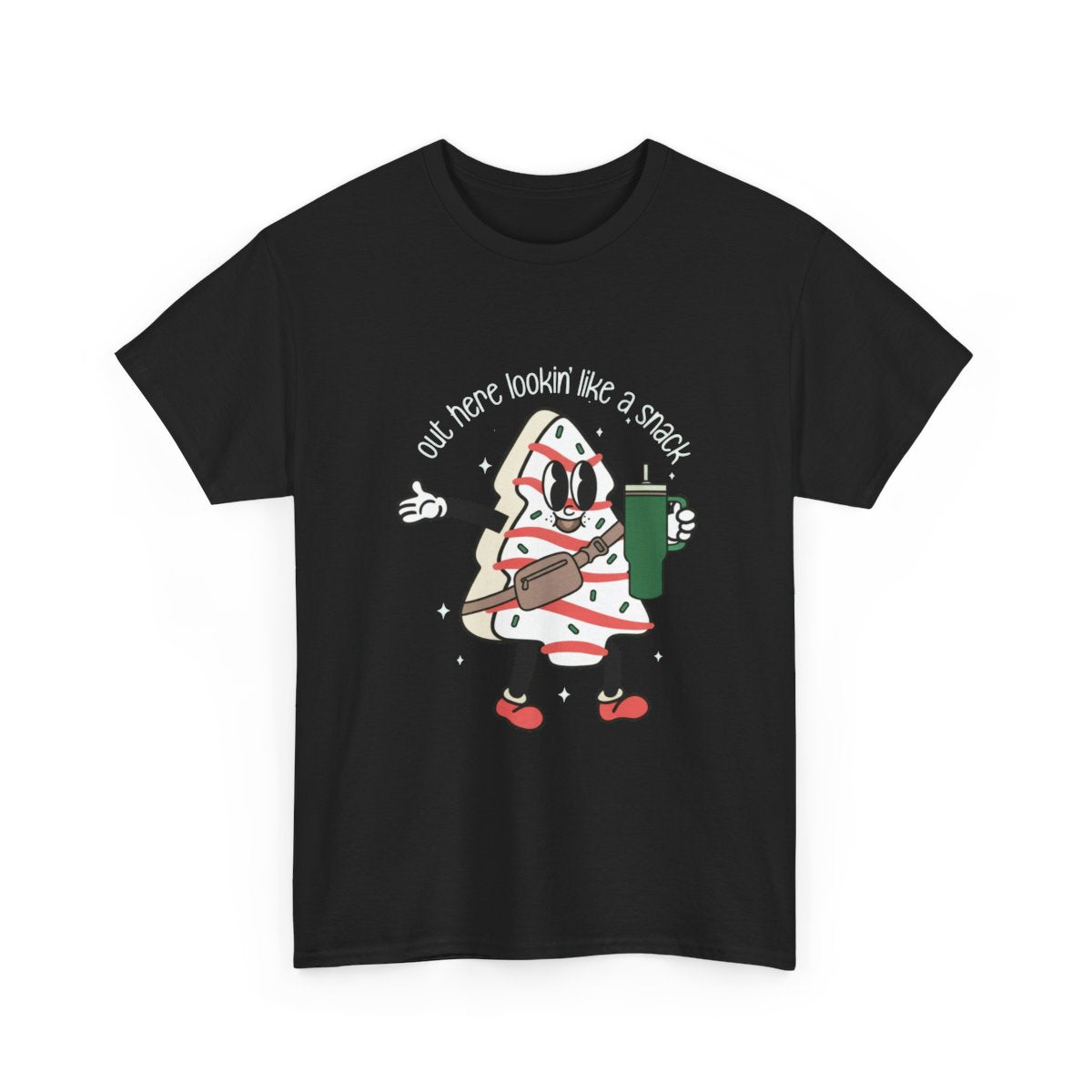Out Here Lookin’ Like a Snack T-Shirt – Christmas Tree Cake Tee