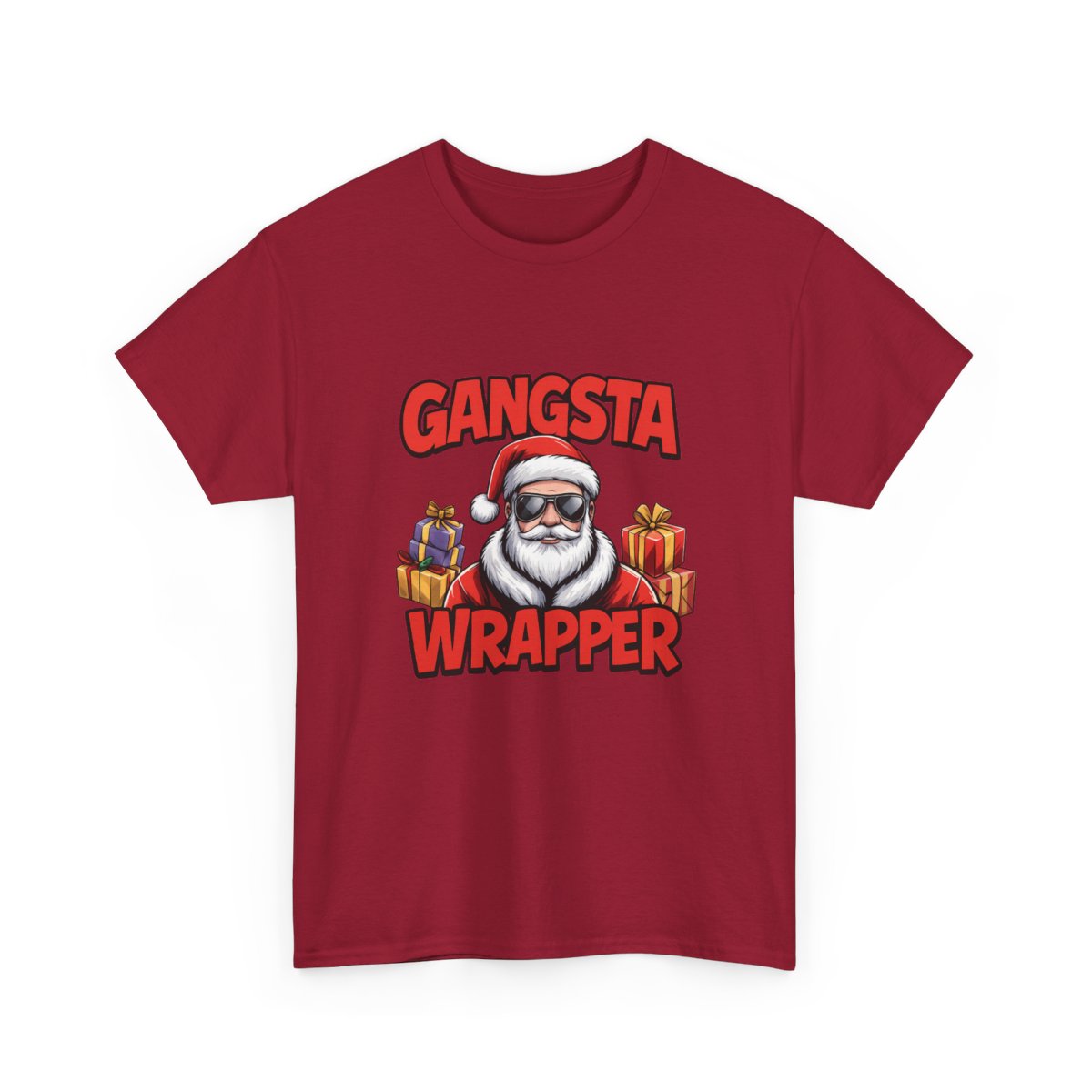 Gangsta Wrapper T-Shirt – Funny Santa Christmas Tee