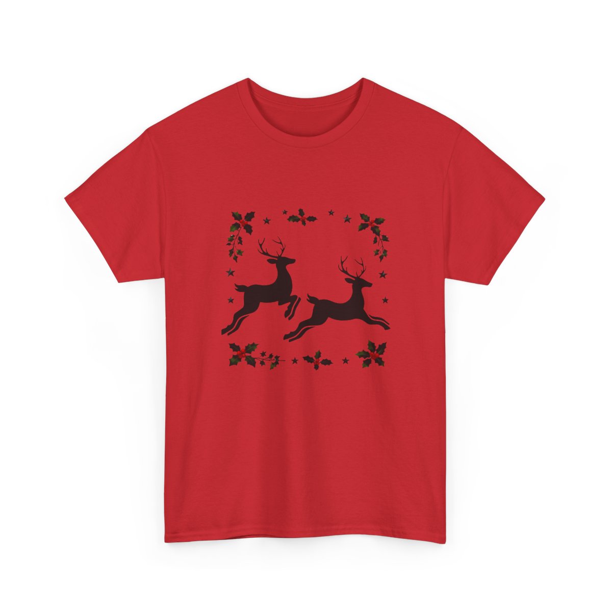 Nordic Reindeer T-Shirt – Cozy Minimal Christmas Holiday Tee