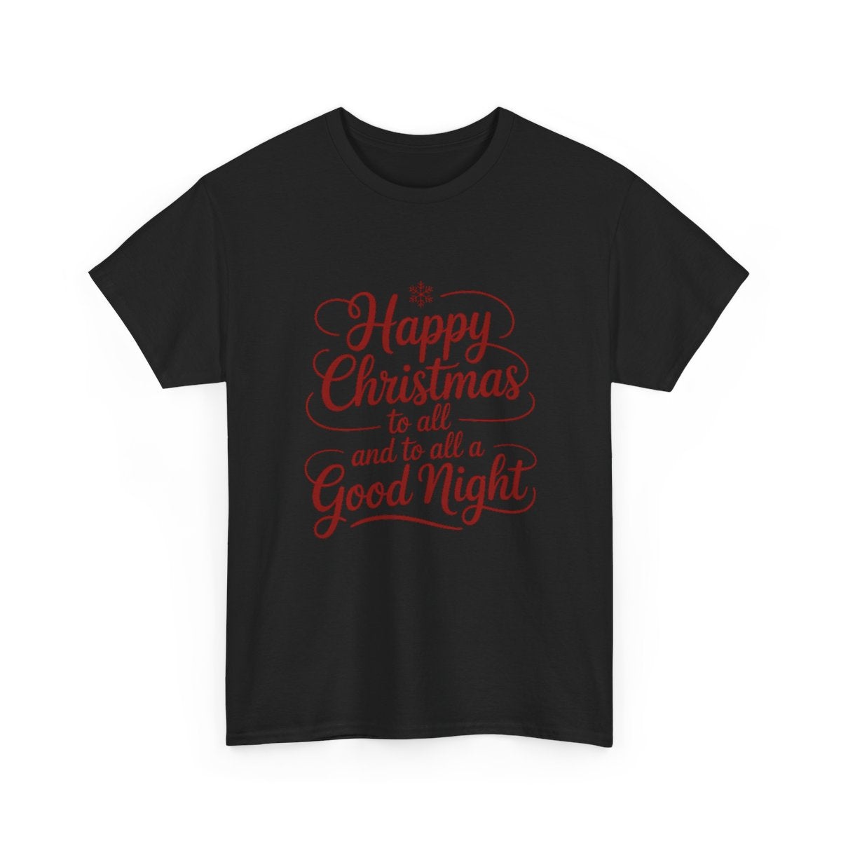 Happy Christmas T-Shirt – Classic Holiday Quote Tee