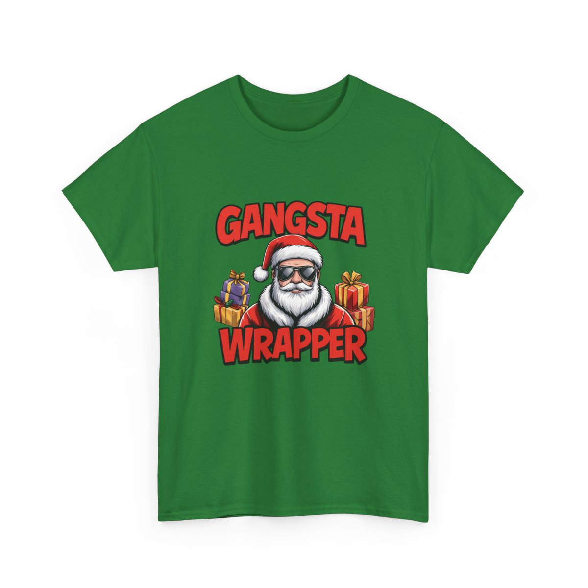 Gangsta Wrapper T-Shirt – Funny Santa Christmas Tee